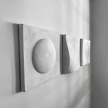 Декор Sculpt Art, Bubble - Chalk White